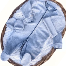 Nika Baby Baby Girls Rompers - Light Grey - View 2