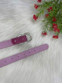 Women Belts - 玫紅色 - 查看 2