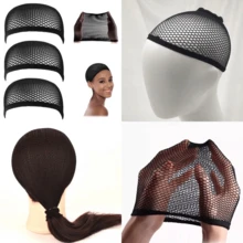 12pieza Red para el cabello  , malla para el cabello - Negro - Ver 1