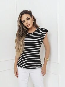 Women T-Shirts - 黑色 - 查看 2