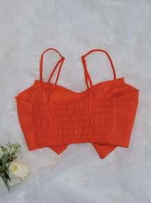 Shein Closet 75 Cropped Laço Alfaiataria Top Gravata Borboleta Moda Bloguerinha 2024