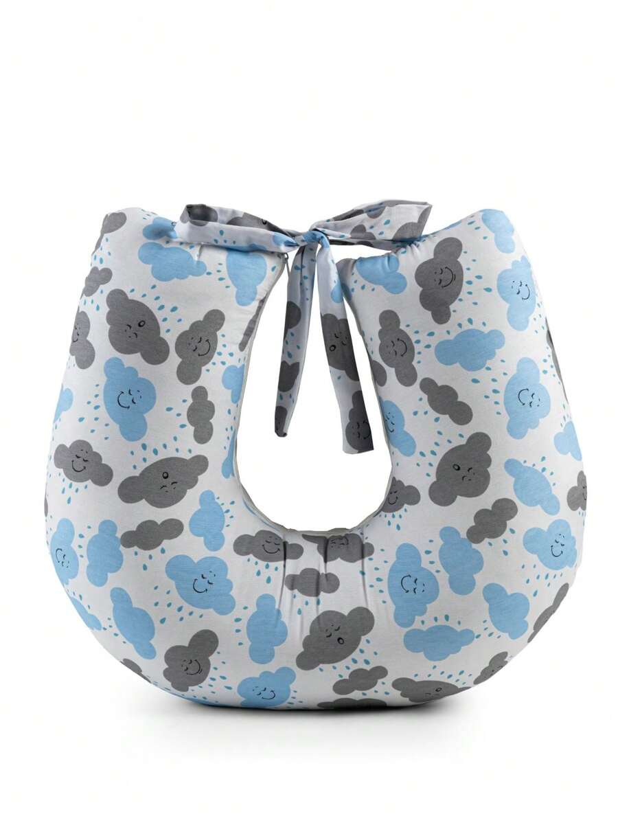 婴儿枕头 - 藍白色 - 查看 1