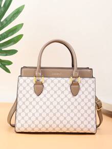 Dedoo 女仕新款復古時尚潮流小丑中青年明星式歐美大容量斜揹包,適用於旅遊、購物、派對等場合,使用女士手提包