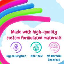 3入組經典解壓玩具,減壓感官玩具套裝適合派對,生日禮物,長筒襪 - 彩色 - 查看 4