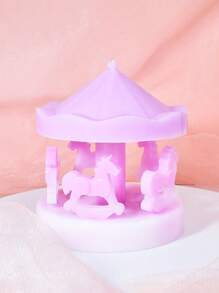 1 stuk Kristallen epoxy Hars Gietvorm Carrousel Hanger Juweelhanger Siliconen vorm Geschikt Voor DIY Geschenk Maken Accessoires