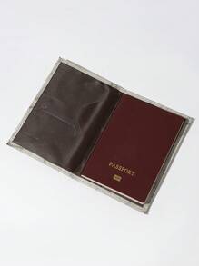 1 Miếng chất liệu da PU Bià hộ chiếu Ví hộ chiếu Ví dựng hộ chiếu Hộ chiếu Ví Ví thẻ Máy bay Nhẹ Thời trang Du lịch Phụ kiện Đối với Chuyến bay Đối với phụ nữ Hoặc Nam Đối với Học sinh Túi đựng hộ chiếu Đối với Trở lại Trường Du lịch Phụ kiện Trở lại Trường chất liệu Đối với Ngày lễ Kỳ nghỉ Những điều cần thiết khi đi du lịch Hộ chiếu Túi đựng Du thuyền - Màu Xám nhạt - Xem 4