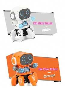 1pc Kids' Educational Six-clawed Electric Octopus Robot Toy With Light And Music For Parent-child Interaction, Gift For Boys And Girls, Random Accessory