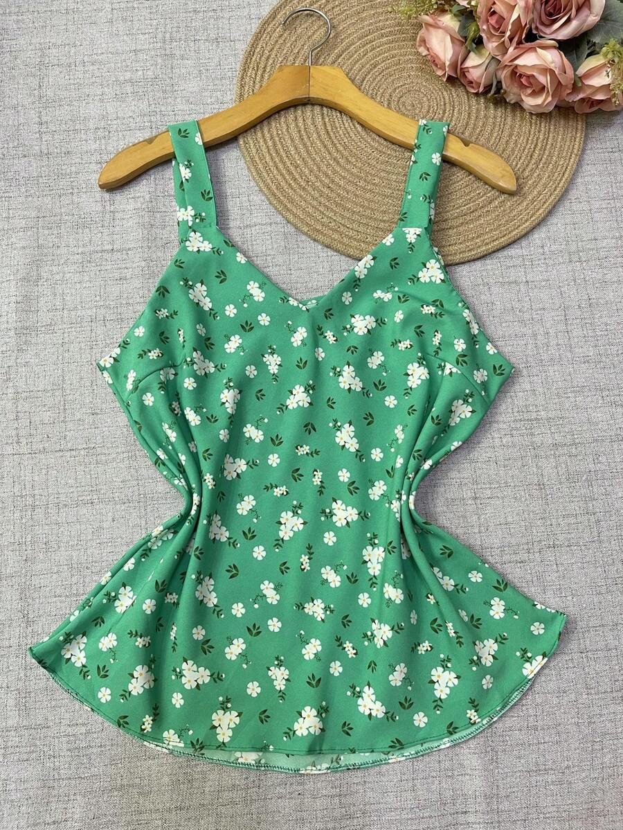 Women Tops - 綠色 - 查看 1