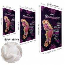 1入組帶信封數字印花的柔軟法蘭絨毛毯,舒適保暖的沙發、寢具、家居裝飾用抱枕,家人禮物 - 彩色 - 查看 3