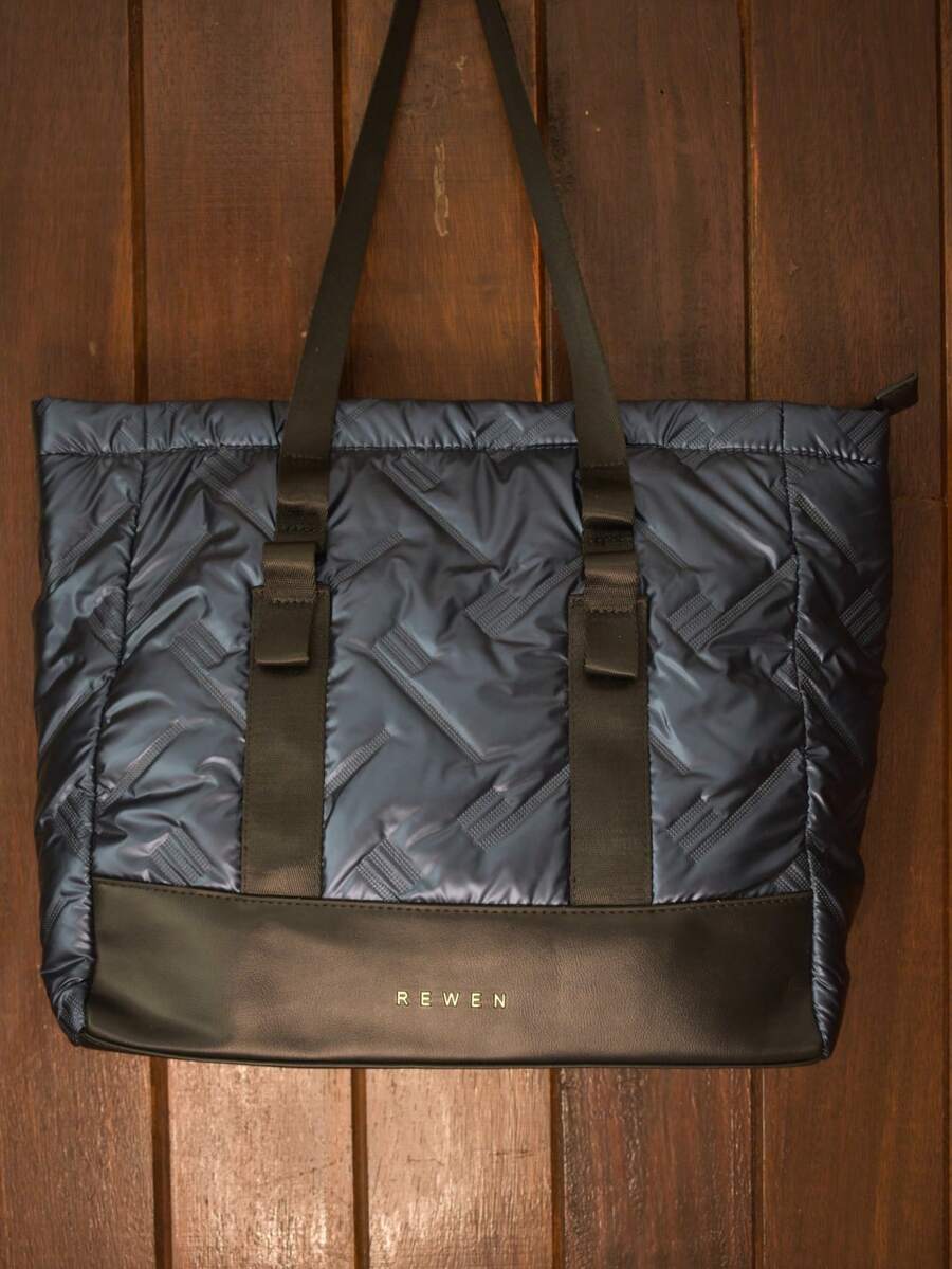 BOLSA PUFFER - Azul - Ver 1