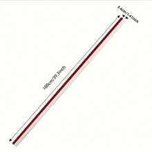 1卷加厚36mm寬度1m長度亞克力自黏式織帶TPE材料門下裝密封條 - 咖啡棕 - 查看 3