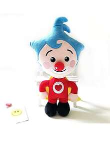 魔術師小丑毛絨玩具，可愛毛絨公仔，柔軟長毛絨，填充 Pp，生日禮物，適合 14 歲及以上青少年，書桌、沙發、節日裝飾枕頭