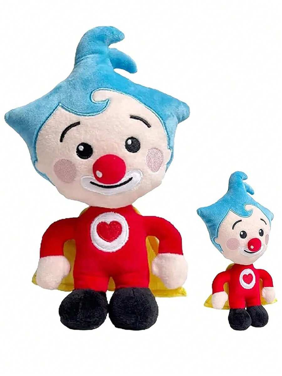 魔術師小丑毛絨玩具，可愛毛絨公仔，柔軟長毛絨，填充 Pp，生日禮物，適合 14 歲及以上青少年，書桌、沙發、節日裝飾枕頭