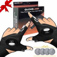 YXXLUYH LED手電筒手套禮物適合男士女性,長筒襪適合男士,生日禮物適用於丈夫男朋友兄弟爺爺爸爸一切