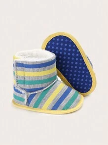 新生儿袜子鞋，舒适柔软防滑保暖婴儿学步床鞋，适合学步男孩和女孩