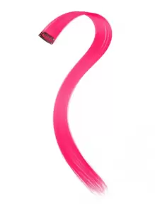 10 PCS Colored Clip In Hair Extensions 20 Inch Long Straight Hairpieces Clip In Synthetic, Halloween Cosplay Dress Up Fashion Party Christmas Carnival Music Festival New Year Gift For Women Kids Girls(RED)