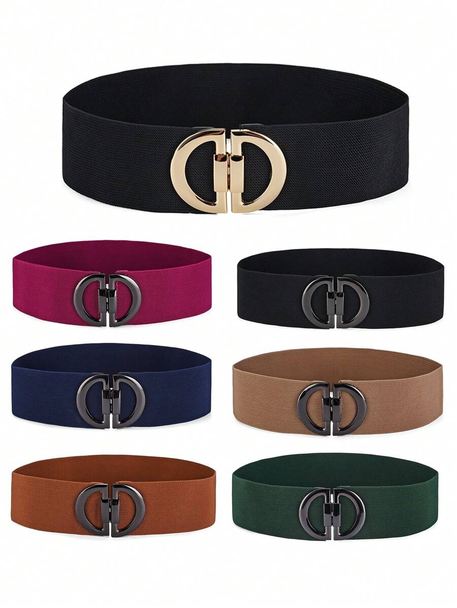 1pc New European And American Style Fashionable Women's Elastic Waistband Down Dress Suitable For Daily Wear Fall, Autumn, Halloween - Black - View 1