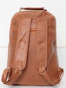 Men Fashion Backpacks - màu nâu - Xem 2