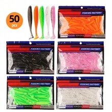(orange) 6.5cm 50pcs/package Fishing Lure Set - Orange - View 1