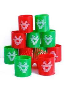 10入組彩虹魔術彈簧減壓螺旋彈簧，派對禮物袋、生日聚會填充物、禮物、多色彈性彈簧 - 彩色 - 查看 4