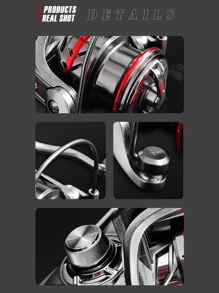 2023年seasir Oer 9+1 Bb 5.2:1齒比10公斤拖力超輕黃銅主軸鋁浅鼓淡水/海水釣魚捲線器 - 銀色 - 查看 3