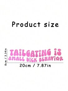 有趣的汽車杠貼紙/時尚的汽車配件/可愛的汽車貼紙