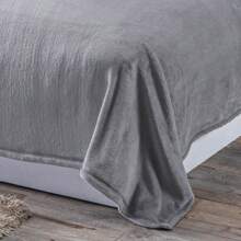 Concord Cobija Ligera, Cobertor Ligero Frazada Suavecita Matrimonial Varios Colores - Gris Claro - Ver 4