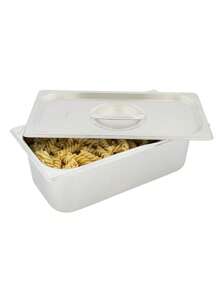 Inserto Acero Inoxidable 1/3 con Tapa 6.5 cm - Gris - Ver 3