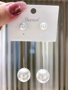 1pair New Arrival Pearl Earrings - New trendy pearls - View 5