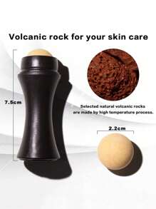 臉部按摩滾輪,1入組火山岩吸油石滾輪,迷你可重複使用油控天然石頭臉部工具,臉部清潔和收縮毛孔的臉部護膚工具,適用於臉部化妝,女性在家或旅途中按摩美容配件,護膚,房間裝飾,家居裝飾,臥室裝飾,浴室,聖誕禮物,浴室裝飾,旅行,旅遊用品,婚禮,聖誕派對,媽媽禮物,家庭,房間,房屋裝飾,聖誕禮物,給媽媽的禮物,生日禮物,粉色房間裝飾,客廳裝飾,臥室,男性禮物,爸爸禮物,蘑菇,新年,母親,配件,給爸爸的禮物,朋友,有趣禮物 - 黑色 - 查看 8