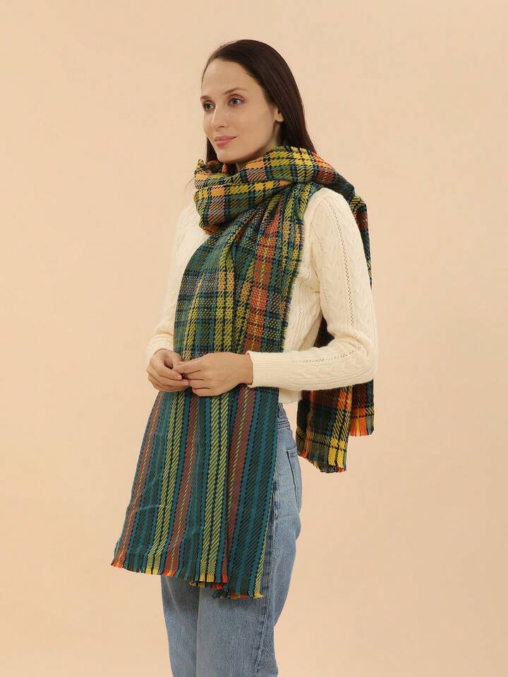 soft acrylic scarf