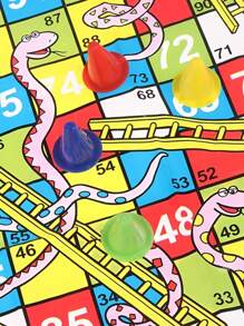 蛇梯棋桌遊,經典有趣的家庭遊戲和課堂活動,最佳生日禮物