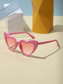 Fashionable Love Children's Fashion Glasses - Pink - View 2