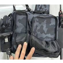 1pc New Design Grey Lure Bag, Multifunctional Shoulder Fishing Bag With Waterproof And Storage Function. Suitable For Outdoor Activities - Dark Grey - View 9