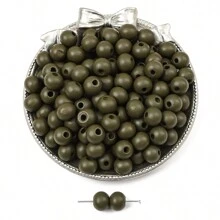 beadia 50pcs Colorful Round Wooden Beads, For Necklace And Bracelet DIY Crafting Materials - Multicolor - View 14