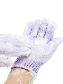 1pc Bath Exfoliating Glove - Blue - View 3