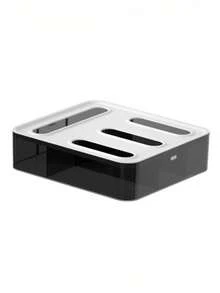 1個大密封收納盒用於袋子、食物、多用途、零痕跡、保鮮、收納盒 - 透灰白蓋 - 查看 7