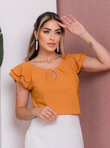 Women Blouses - Kuning - View 1