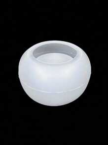 Stampo in silicone rotondo fai-da-te per decorazione e realizzazione di regali, per candele aromaterapiche, scatole per conservazione, cera, colata di gesso, ecc.