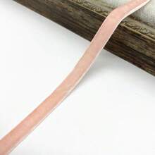 4.5m 10mm Wide Colorful Single-Sided Flocked Ribbon With Bowknot For Gift Wrapping Valentines - Multicolor - View 20