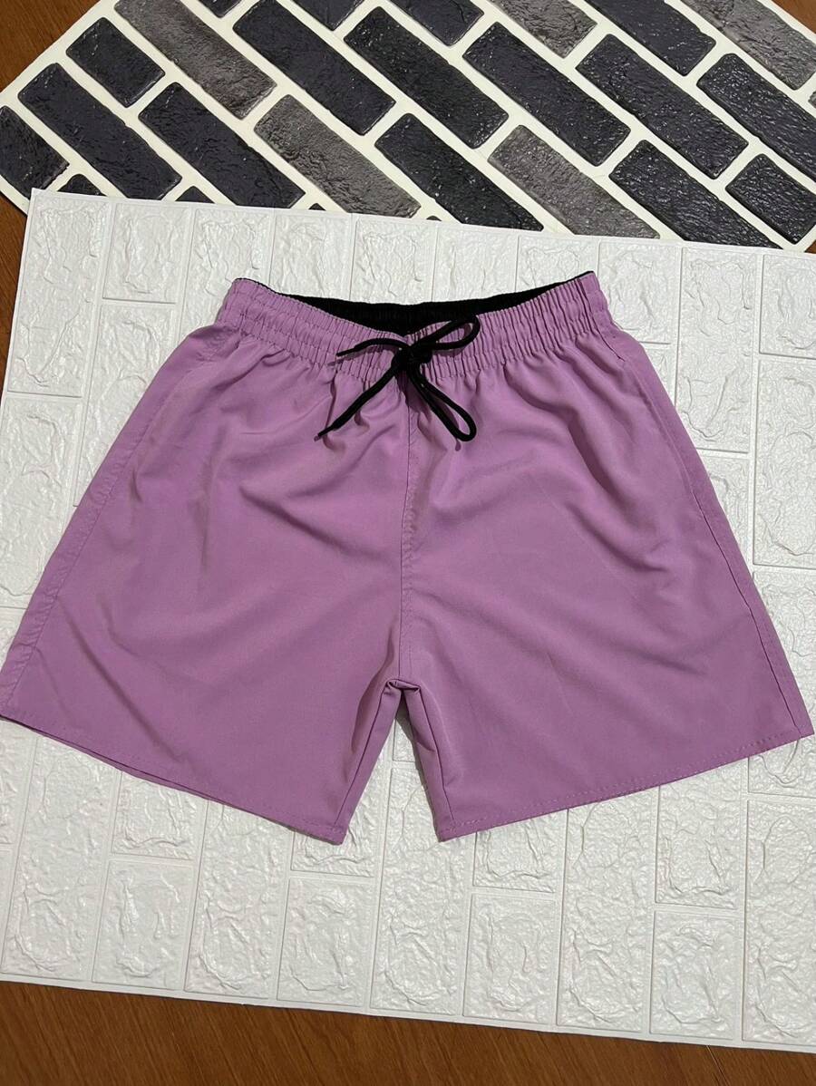 Men Shorts - Mauve Purple - View 1