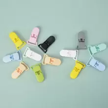 13 chiếc kẹp núm vú giả, kẹp cá sấu, kẹp găng tay không ngón, đồ chơi mọc răng cho bé, chăn, giá đỡ yếm, vừa với ruy băng 20mm (màu ngẫu nhiên) - Nhiều màu - Xem 9