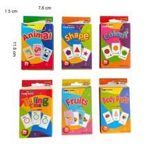 1box Of 36 Cards - Animal Cognitive Flashcards - Multicolor - View 5