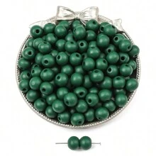 beadia 50pcs Colorful Round Wooden Beads, For Necklace And Bracelet DIY Crafting Materials - Multicolor - View 13