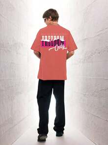 Men T-Shirts - Màu Hồng  San hô - Xem 5