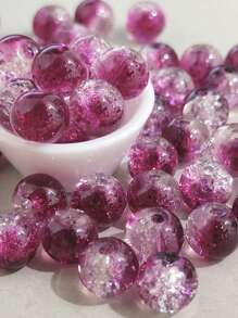 50st 8 mm Prim-gekleurd Glazen Kralen String Voor Doe-Het-Zelf Sieraden Maken