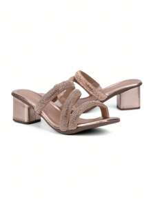 Domidona Women Heeled Sandals - Bronze - View 6