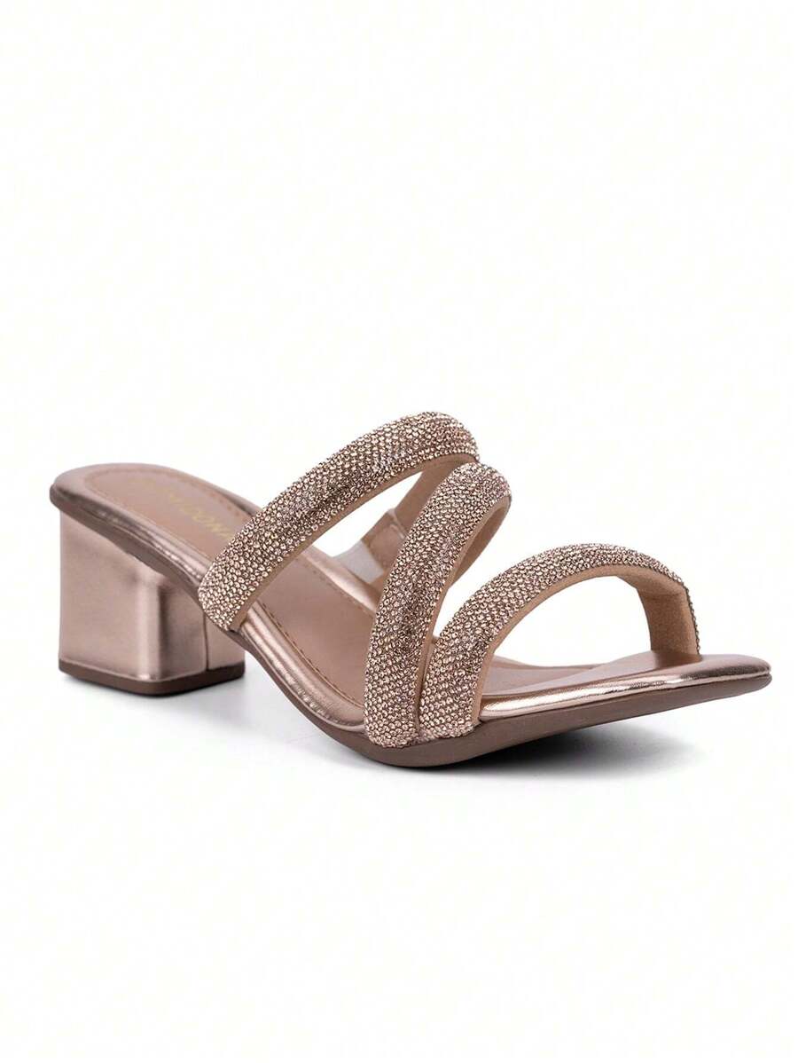 Domidona Women Heeled Sandals - Bronze - View 1