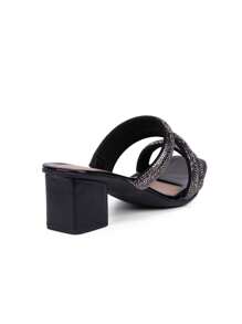 Domidona Women Heeled Sandals - màu đen - Xem 3