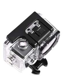 4K WiFi Sports Camera Waterproof Submersible / With Shockproof Housing - Black - View 2